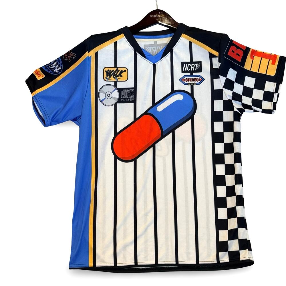 Neoncity Records Racing Team 88 Jersey Men's Size M Future Funk Akira Pill